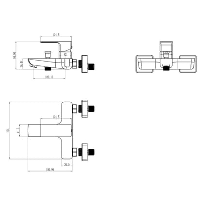 Μπαταρία λουτρού MXVAMCNXCCR